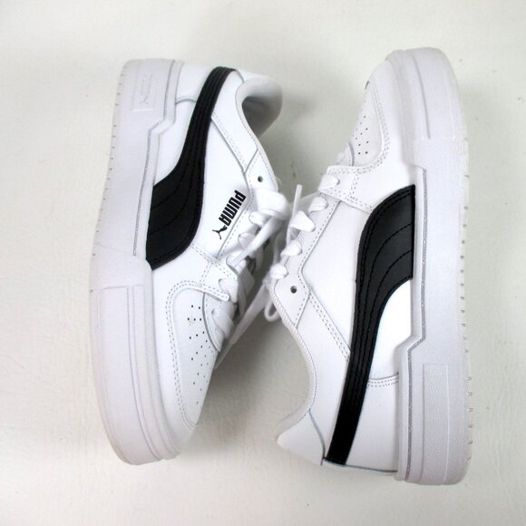 NEW PUMA Big Kids CA Pro Classic Sneaker 4.5 White Leather with Black NIB - Picture 13 of 16